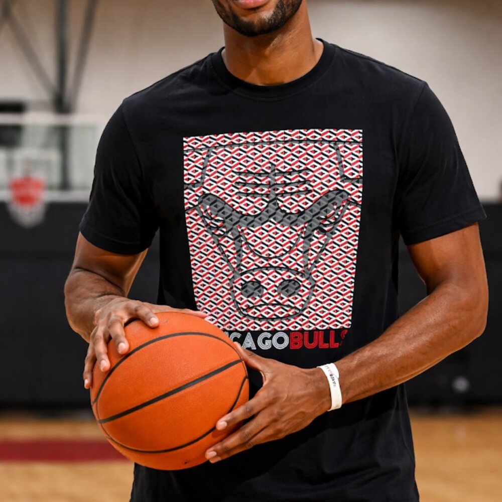 NBA CHICAGO BULLS GRAPHIC T-SHIRT MEN'S LARGE